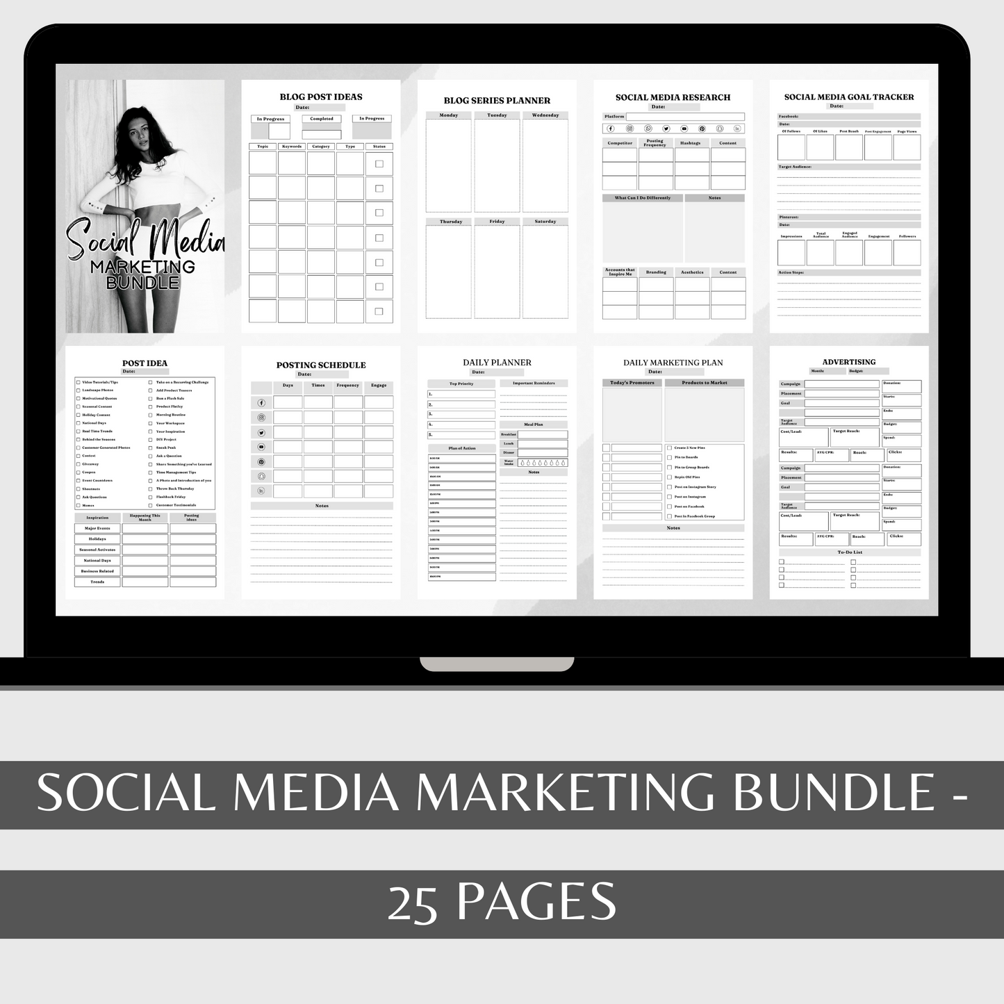 Planner & Tracker Bundle - Low Ticket Bundle