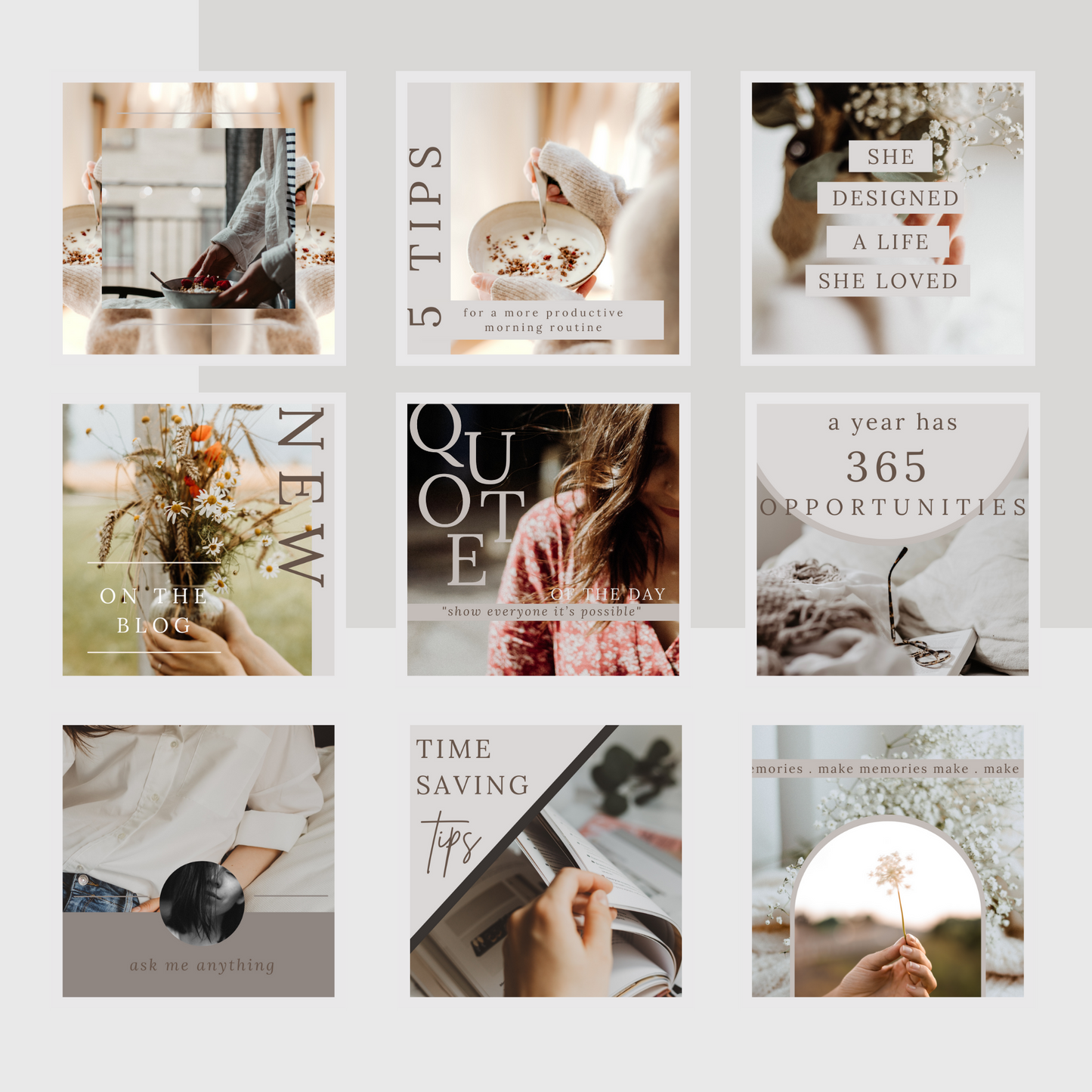 "Design Your Life" Instagram Bundle